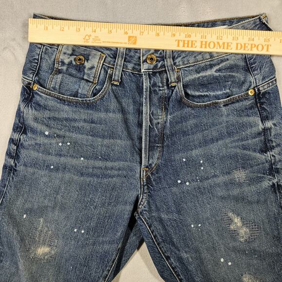 G-Star Raw Jeans Mens Size 30x29* Type C 3D Tapered Distressed Pharrell Williams - Picture 13 of 16